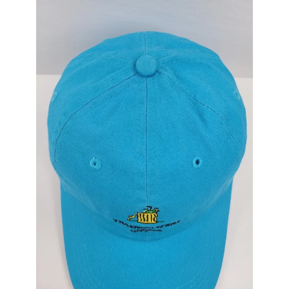 American‎ Dry Goods Trashmasters Aspen Golf Hat Blue Cotton Adjustable Cap 0166